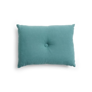 HAY Dot Leinenkissen 60x45 Petroleum