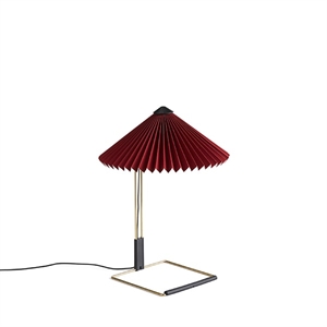 HAY Matin Tischlampe Klein Dunkelrot
