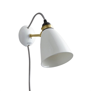 Original BTC Hector Mittel Dome Wandleuchte Natürlich