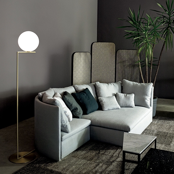 Flos IC F2 living room with couch