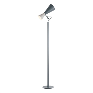 Nemo Parliament Stehlampe Weiß und Grau
