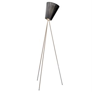 Northern Lighting Oslo Wood Stehlampe Metallischer Fuß & Wahlfreier Schirm