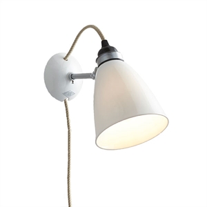 Original BTC Hector Mittel Dome Wandleuchte Natürlich