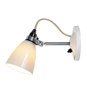 Original BTC Hector Mittel Dome Wandleuchte mit Schalter