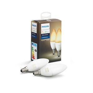 Philips Hue White Ambiance 6W E14 2Packung