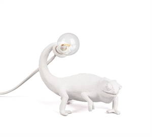 Seletti Chameleon Still Tischlampe Weiß