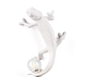 Seletti Chameleon Going Up Wandlampe Weiß