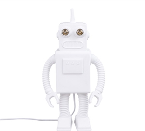 Seletti Robot Tischlampe Weiß