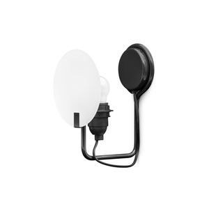 Stilnovo Bugia Wandlampe 1 Schwarz Glänzend