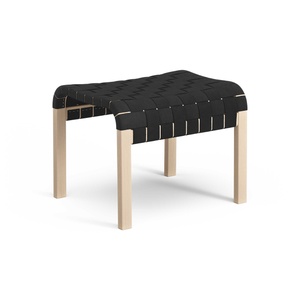 Swedese Primo Fußhocker Buche Natur/ Schwarz