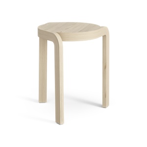 Swedese Spin Hocker, klar lackierte Esche
