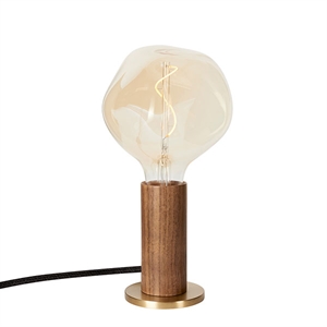 Tala Knuckle Tischlampe Walnuss mit Voronoi-I Birne