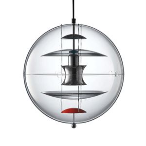Verner Panton Globe Pendelleuchte Klein Gefärbtes Glas