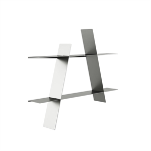 Andersen Furniture A-Regal , Groß, 78 x 12 x 67 cm, Silber