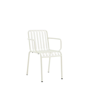 HAY Weiß Chair mit Armlehnen Creme