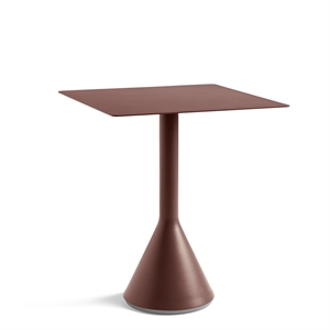 HAY Palissade Cone Table L65 Eisenrot