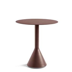 HAY Palissade Cone Table Ø70 X H74 Eisenrot