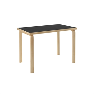 artek Aalto 80B Kindertisch Rechteckig Schwarz