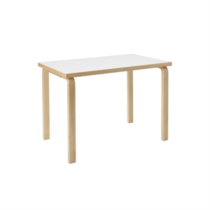 artek Aalto 80B Kindertisch, rechteckig , Weiß