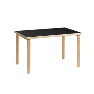 Artek 81B Esstisch 75x120 Schwarz