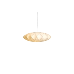 HAY Nelson Saucer Crisscross Bubble Pendelleuchte , Klein, Cremefarben