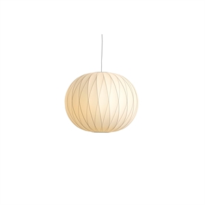 HAY Nelson Ball Crisscross Bubble Pendelleuchte , Mittelgroß, Cremefarben