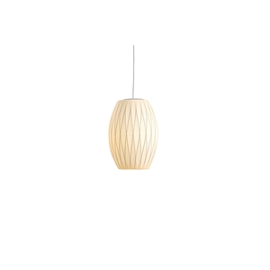 HAY Nelson Cigar Crisscross Bubble Pendelleuchte , Klein, Cremefarben