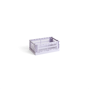 HAY Colour Crate Aufbewahrungsbox Klein Lavendel