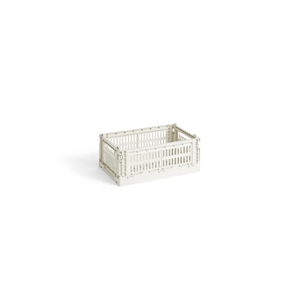HAY Colour Crate Aufbewahrungsbox Klein Off-White