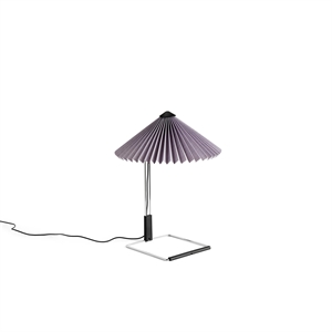 HAY Matin Tischlampe Chrom/Lavendel 300