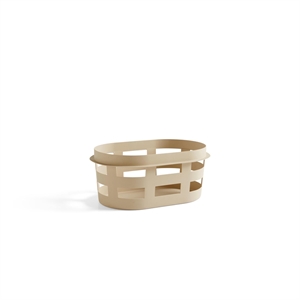HAY Korb Recycled Basket Klein Nougat