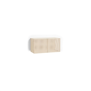 HAY Perforierter Wandschrank, Klein, Eierschale