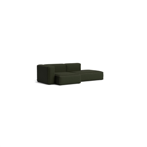 HAY Mags Soft 2,5-Sitzer Sofa Kombination 3 Links Maglia Dunkelgrün
