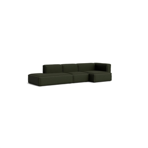 HAY Mags Soft 3-Sitzer Sofa Kombination 4 Rechts Maglia Dunkelgrün