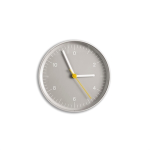 HAY Wanduhr Grau