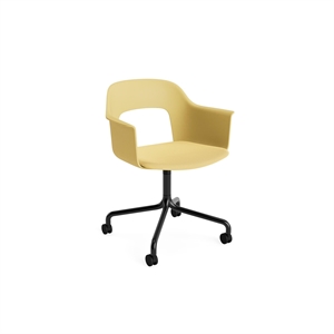 HAY Layout 263 Esszimmerstuhl mit Armlehne und Drehfunktion, Relate 431/ Schwarz