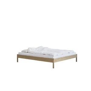Rye Sleep Alken Bettgestell ohne Kopfteil 140x200 Eiche geseift