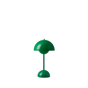 &Tradition Flowerpot VP9 Tischlampe Tragbar Signalgrün