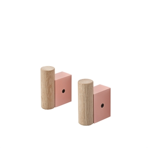 Muuto Attach Knage Eiche/Rose 2 Stk.