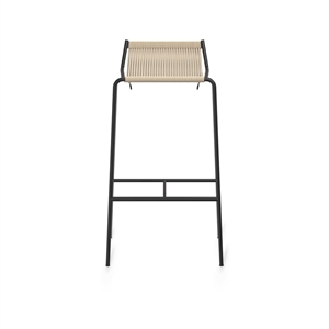 Thorup Copenhagen Noel Barhocker Schwarz/ Leinen H77 cm