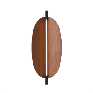 TOOY Thula 562.41 Wand-/ Deckenleuchte Beige/ Nickel/ Walnuss