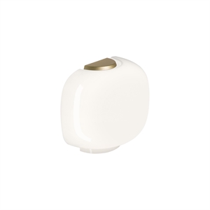 Foscarini Chouchin Bianco 3 Wandlampe in Weiß/ Gold