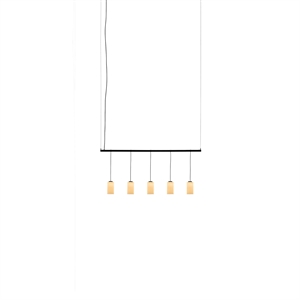 Santa & Cole Cirio Lineal 1 Módulo Pendelleuchte Weißer Opal/Glas