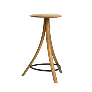 Ro Collection Clover Hocker, geräucherte Eiche