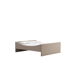 Rye Sleep Gebogenes Bettgestell 150x200 Beige
