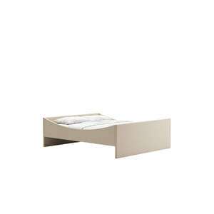 Rye Sleep Gebogenes Bettgestell 140x200 Beige