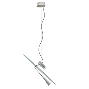Stilnovo Bascula Pendelleuchte Grau/ Nickel