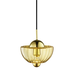 Design By Us Lotus Pendelleuchte Bernstein/Gold