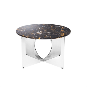 Design By Us This Is Art Couchtisch Chrom/ Schwarz