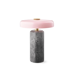 Design By Us Trip Tragbare Lampe Silber Marmor/Rose